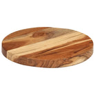 Houten snijplank van massief acaciahout voor in je keuken - 25 x 2.5 cm - Snijplanken