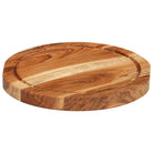 Houten snijplank van massief acaciahout voor in je keuken - 25 x 2.5 cm - Snijplanken