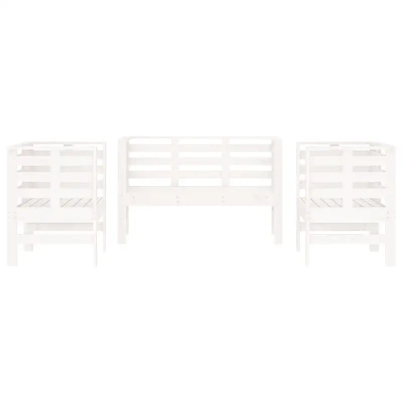 Houten tuinloungeset van massief grenenhout met elegante ontwerpen - Tuinsets