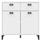 Industrieel dressoir van bewerkt hout voor een duurzame uitstraling - Dressoirs & buffetkasten