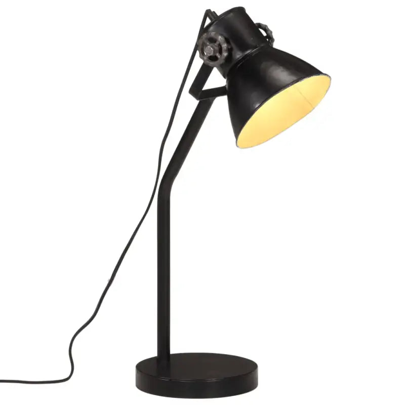 Industriële bureaulamp met E27 fitting voor een opvallende uitstraling - Zwart / 1 - Lampen