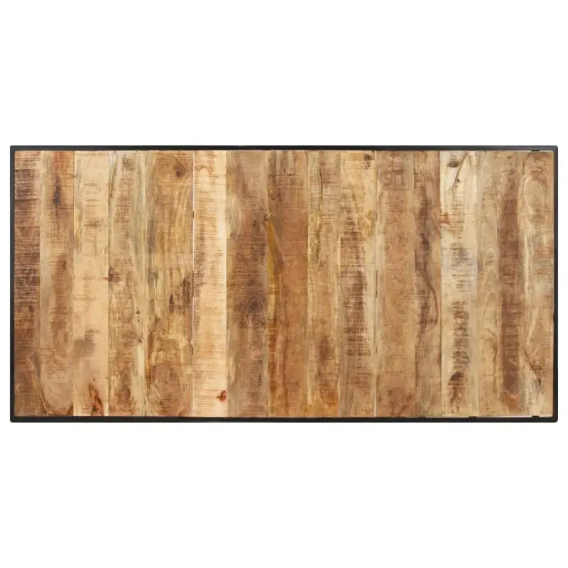 Industriële eettafel van massief mangohout voor een robuuste look - Eettafels