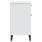 Industriële nachtkastjes van bewerkt hout voor een trendy interieur - Nachtkastjes