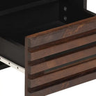 Industriële nachtkastjes van massief mangohout voor een robuuste uitstraling - Nachtkastjes