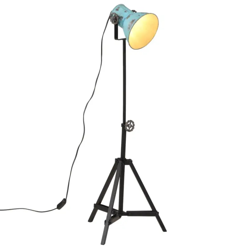 Industriële vloerlamp met E27 fitting voor een opvallende inrichting - Blauw / 1 - Lampen