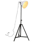 Industriële vloerlamp met verweerd blauw E27 fitting - Wit / 1 - Lampen