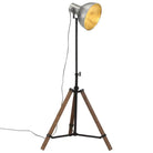 Industriële vloerlamp van massief mangohout met E27 fitting - Lampen