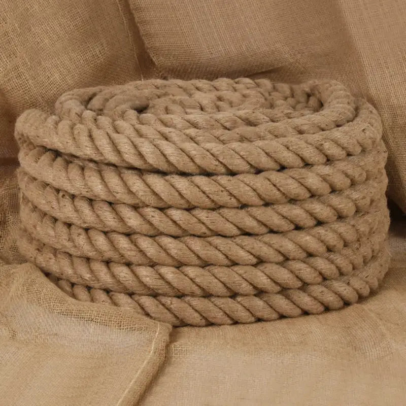 Jute touw voor tuin landbouw en scheepvaart gebruik - 1 / 10 m / 60 mm - Touw