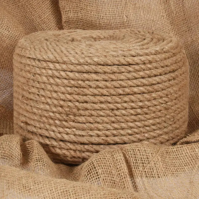 Jute touw voor tuin landbouw en scheepvaart gebruik - 1 / 100 m / 10 mm - Touw