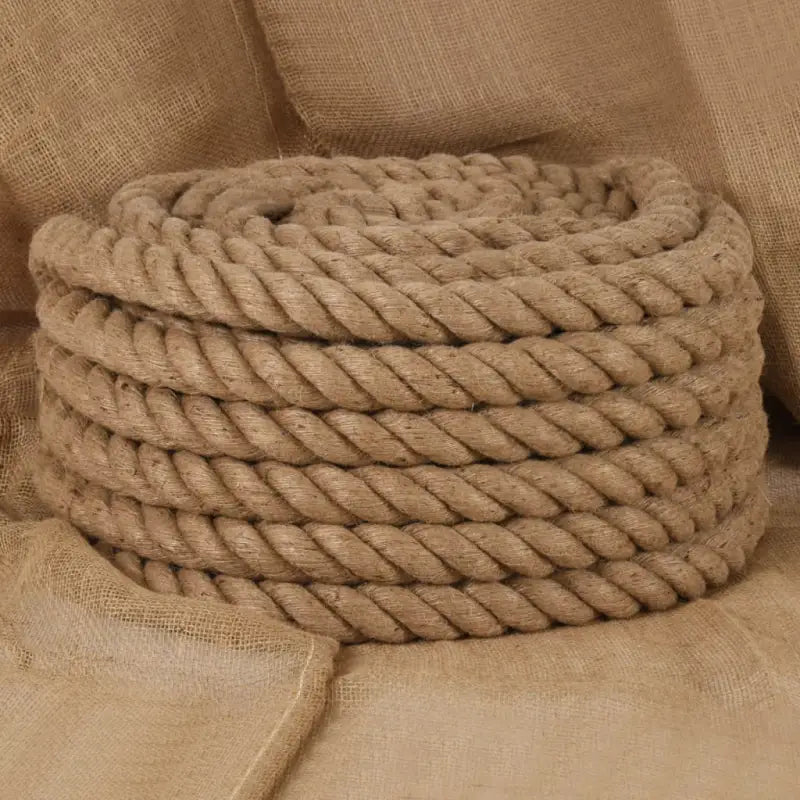 Jute touw voor tuin landbouw en scheepvaart gebruik - 1 / 5 m / 40 mm - Touw