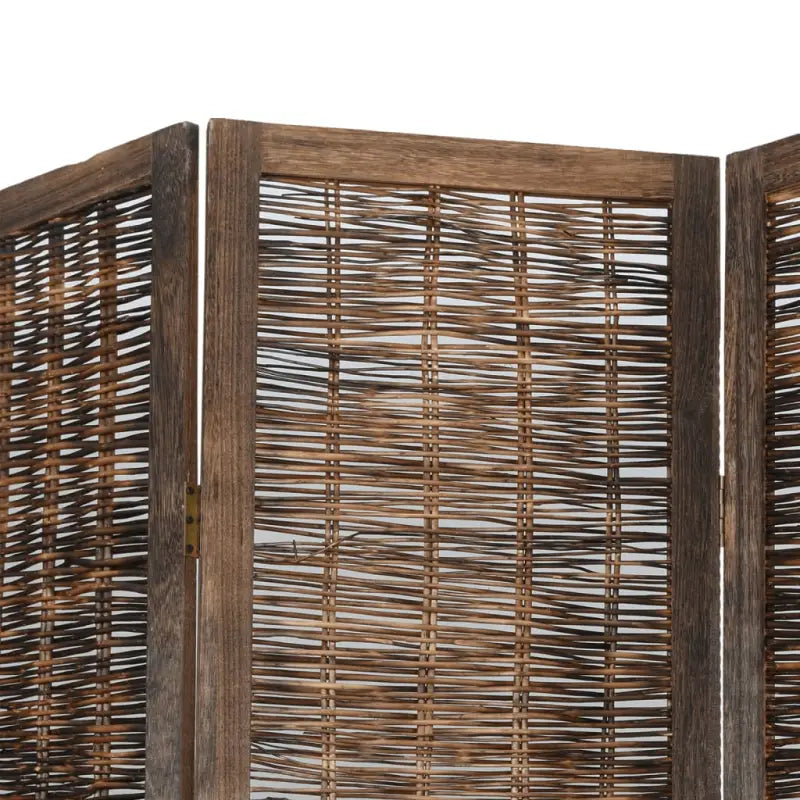 Kamerscherm van wilgentakken voor gebruik binnenshuis met eenvoudig schoon onderhoud - Kamerschermen