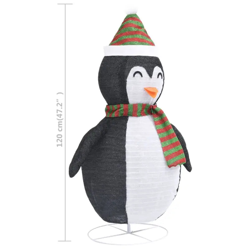 Kerstverlichting Pinguïn met Dikke Stof en Lange Verlengkabel - 120 cm / 1 - Kerstverlichting