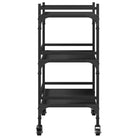 Keukentrolley van bewerkt hout voor vintage uitstraling en extra bergruimte - Keukentrolleys