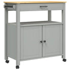 Keukentrolley van massief grenenhout met vintage uitstraling - Keukentrolleys