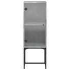 Klassiek dressoir met glazen deur en duurzame bewerkte houtafwerking - Dressoirs & buffetkasten