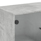 Klassiek dressoir met glazen deuren en duurzame bewerkte houtlook - Dressoirs & buffetkasten