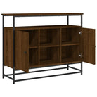 Klassiek dressoir van bewerkt hout met stevig blad en verstelbare poten - Dressoirs & buffetkasten