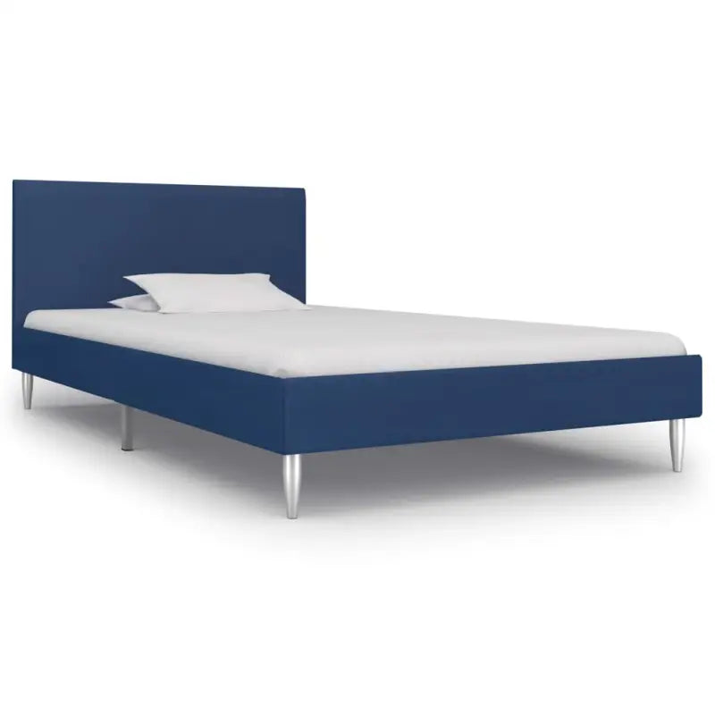 Klassiek elegant bedframe met charme voor elke slaapkamer - Blauw / 90 x 200 cm - Bedden & bedframes