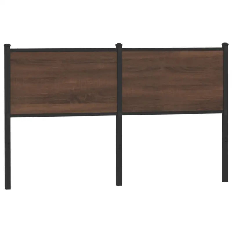Klassiek hoofdbord van bewerkt hout voor een stijlvolle slaapkamer - bruin eikenkleur / 135 cm / 1 - Hoofdborden