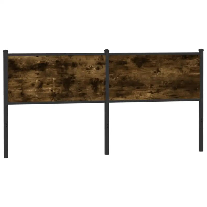 Klassiek hoofdbord van bewerkt hout voor een stijlvolle slaapkamer - Gerookt eiken / 180 cm / 1 - Hoofdborden