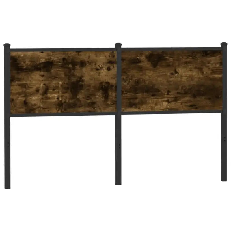 Klassiek hoofdbord van bewerkt hout voor een stijlvolle slaapkamer - Gerookt eiken / 150 cm / 1 - Hoofdborden