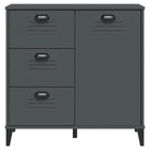 Klassiek industrieel dressoir van bewerkt hout met duurzame afwerking - Dressoirs & buffetkasten