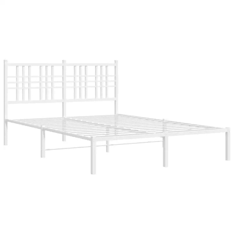 Klassiek metalen bedframe met extra opbergruimte en metalen latten - Bedden & bedframes