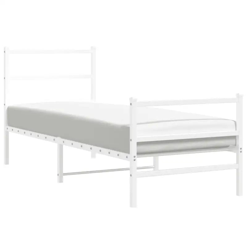 Klassiek metalen bedframe met extra opbergruimte en metalen latten - Bedden & bedframes