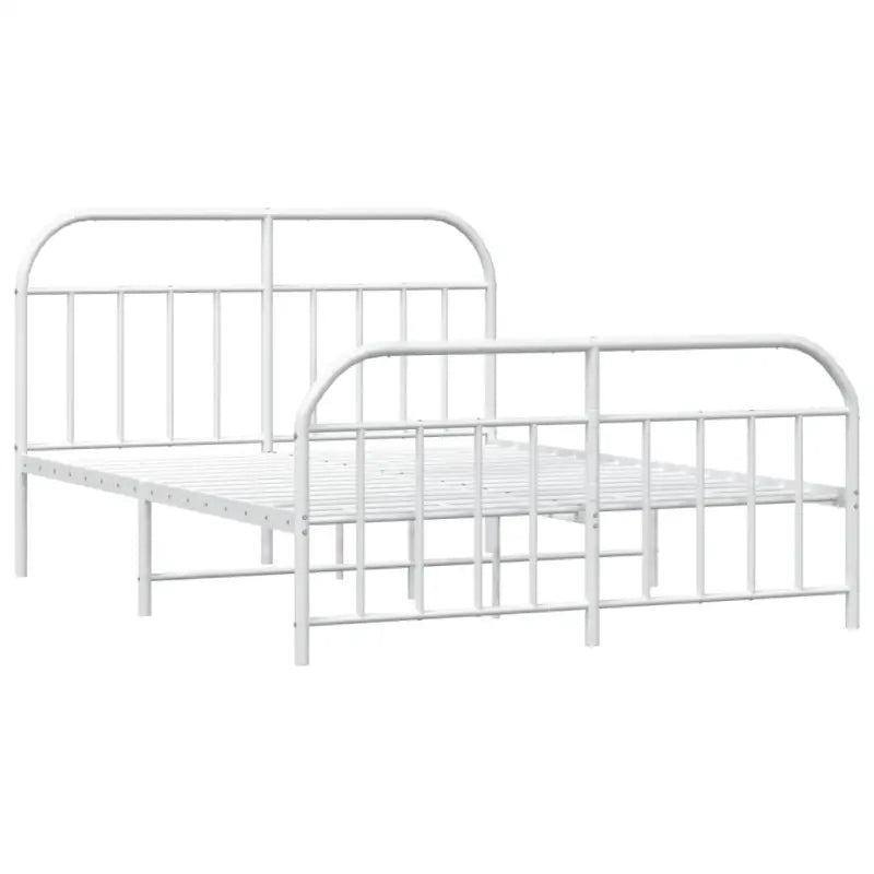Klassiek metalen bedframe met extra opbergruimte en metalen latten - Bedden & bedframes