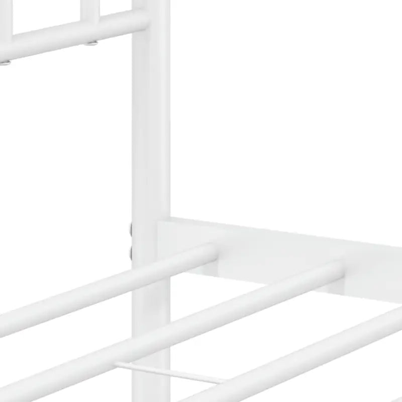 Klassiek metalen bedframe met extra opbergruimte en metalen latten - Bedden & bedframes