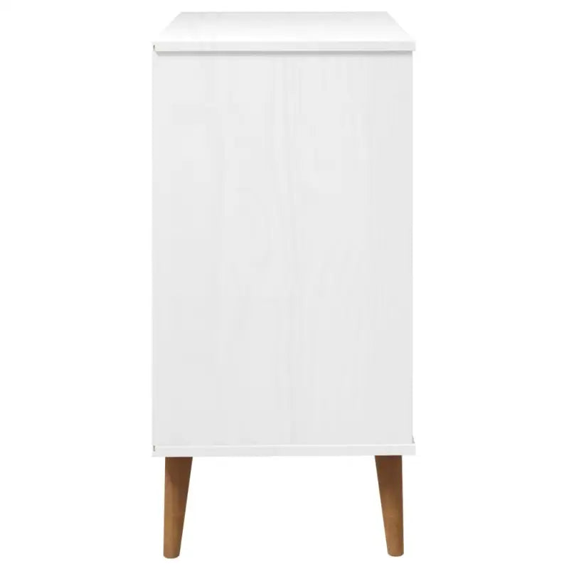 Klassieke houten ladekast van massief grenenhout voor scandinavisch interieur - Commodes & ladekasten