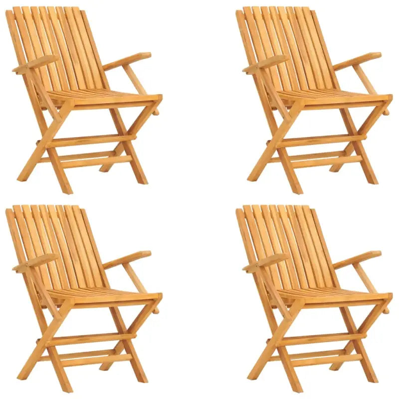 Klassieke tuinset van massief teakhout voor een comfortabele ervaring - Tuinsets