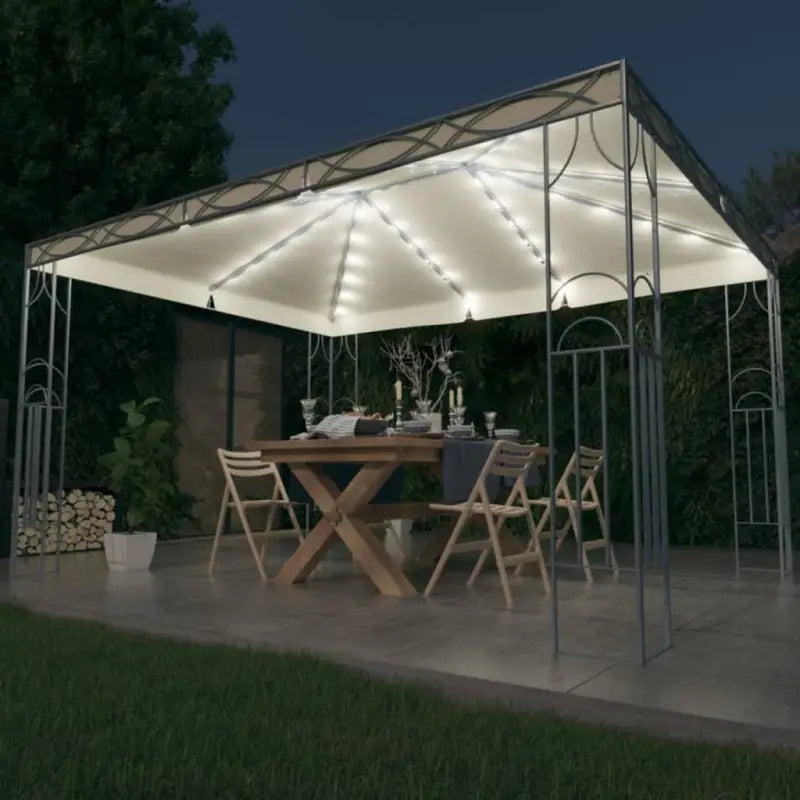 Klassieker en elegant partytent voor buitenactiviteiten - Crème / 400 x 300 cm / 1 - Partytenten & prieëlen