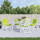 Lage rug stoelkussens van oxford stof voor een frisse buitenruimte - Heldergroen / 4 / with 2 elastic straps