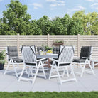 Lage rug stoelkussens van oxford stof voor een frisse buitenruimte - Antraciet / 6 / with 2 elastic straps