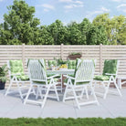 Lage rug stoelkussens van oxford stof voor een frisse buitenruimte - Bladontwerp / 6 / with 2 elastic straps