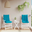 Lage rug stoelkussens van oxford stof voor een frisse buitenruimte - Blauw / 2 / with 2 elastic straps - Stoelkussens