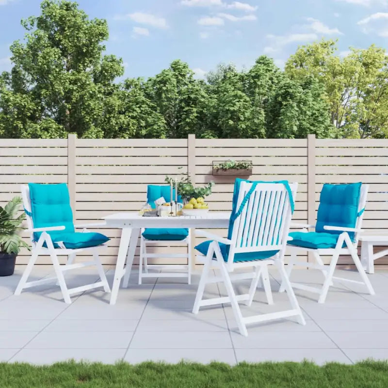 Lage rug stoelkussens van oxford stof voor een frisse buitenruimte - Stoelkussens