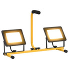 LED spotlight met hendel voor werkplaats en doe-het-zelf projecten - Warmwit / 1 / 2 x 50 w - Schijnwerpers & spotlights