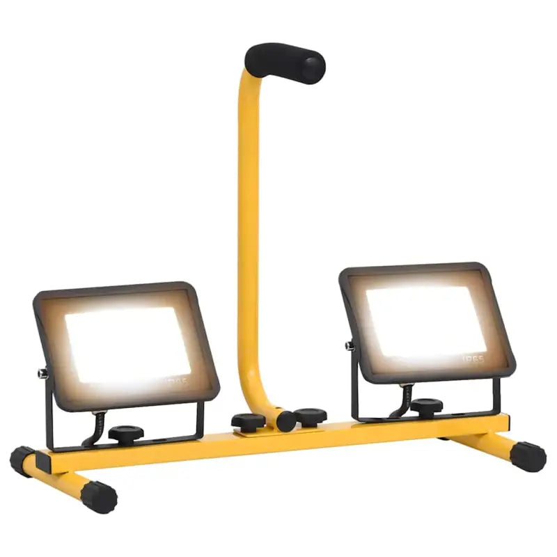 LED spotlight met hendel voor werkplaats en doe-het-zelf projecten - Warmwit / 1 / 2 x 30 w - Schijnwerpers & spotlights