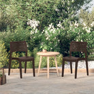 Lichtgewicht constructie tuinstoelen voor buitencomfort duurzame materialen - Mokka / 2 - Tuinstoelen