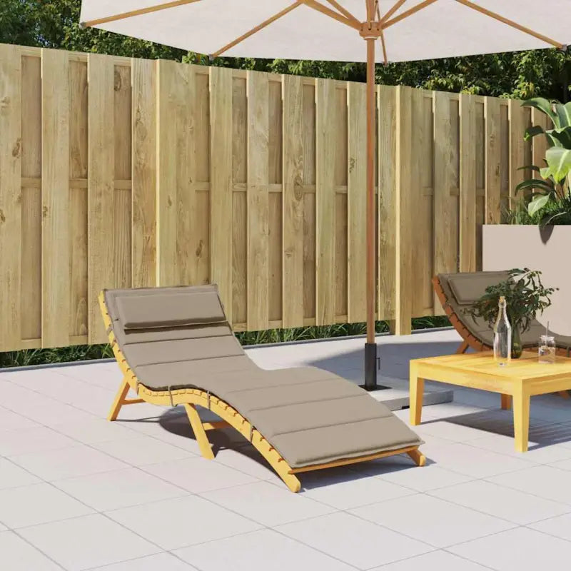 Ligbedkussen van oxford stof voor een frisse uitstraling en behoud van oorspronkelijke vorm - Taupe / 1 - Stoelkussens