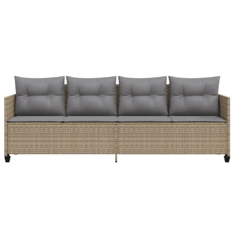 Ligstoel met comfortabele zitervaring en wasbare hoes in duurzaam PE-rattan - Ligstoelen