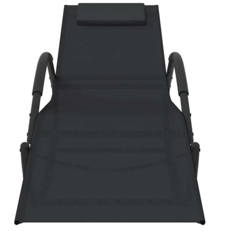 Ligstoel met schommelfunctie en gepoedercoat staal voor ultiem ontspanning - Ligstoelen