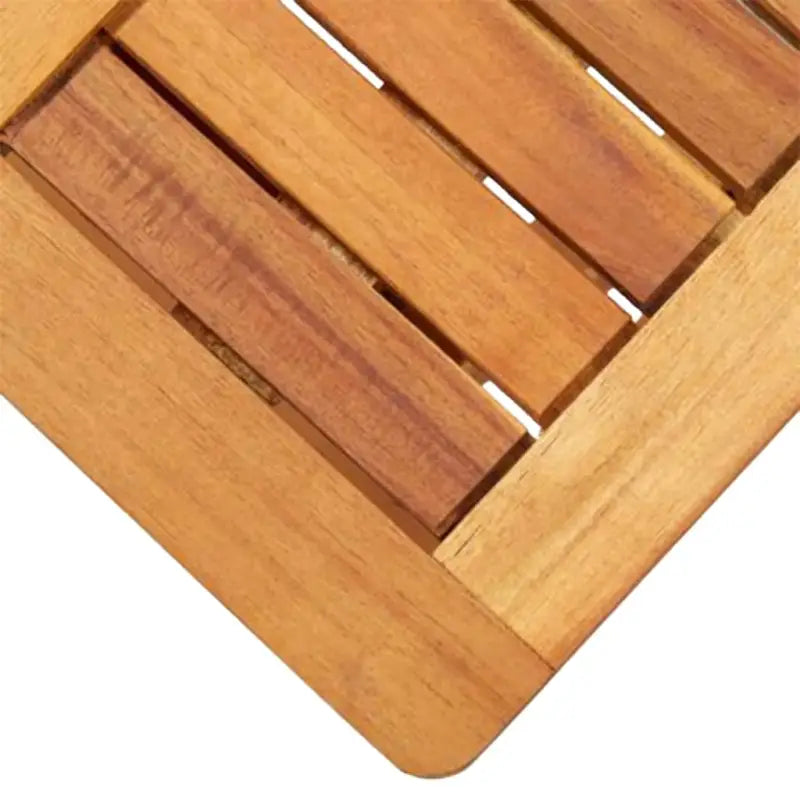 Ligstoelen set met massief acaciahout en verstelbare rugleuning - Ligstoelen