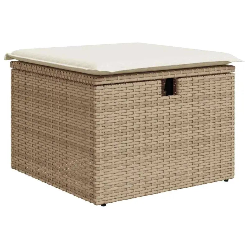 Lounge tuinset van beige materiaal met gepoedercoat staal afmetingen - Tuinsets