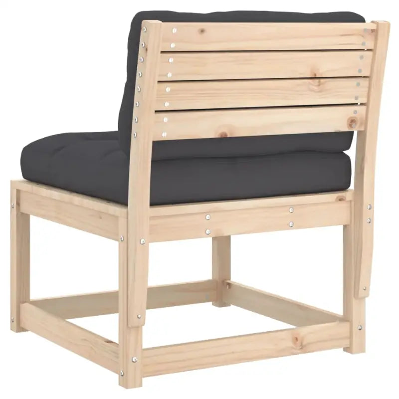 Loungebanken van massief grenenhout met modulair ontwerp voor tuin en terras - Loungebanken