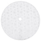 Luxe kerstboomrok met bont voor een warme kerstversiering - Kerstboomrokken