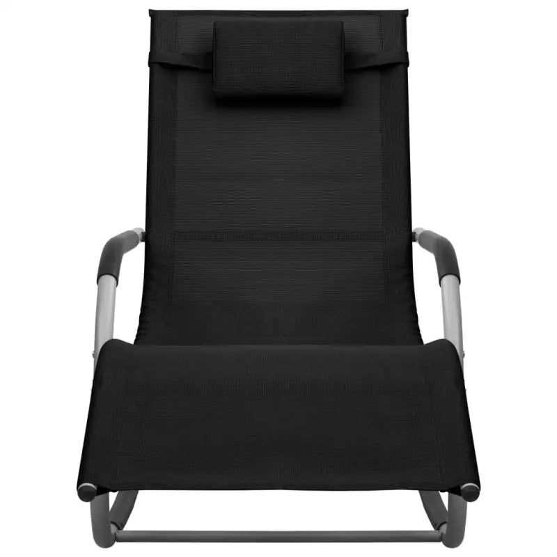 Luxe Ligbed van Textileen met Gepoedercoat Staal voor Buitenplezier - Ligstoelen