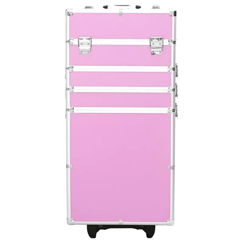Make-up trolley met afneembare zwenkwielen voor georganiseerde schoonheid - Roze / 1 - Toilettassen
